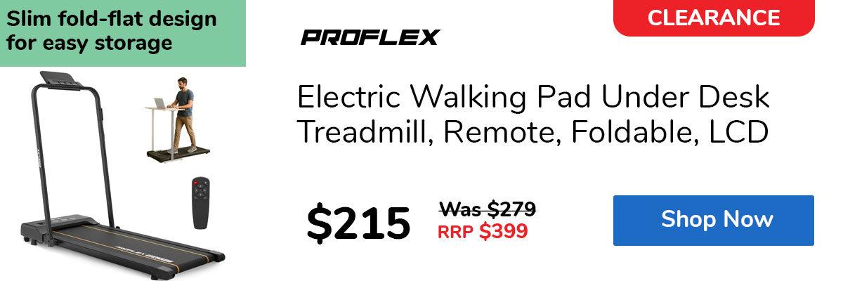 Electric Walking Pad Under Desk Treadmill, Remote, Foldable, LCD