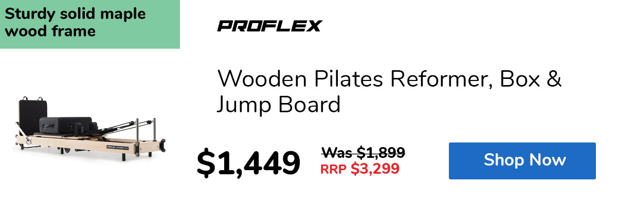 Wooden Pilates Reformer, Box & Jump Board