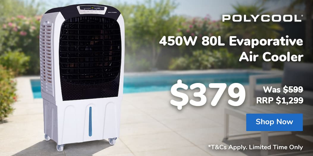 450W 80L Evaporative Air Cooler