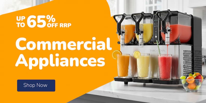 COMMERCIAL APPLIANCES UP TO 65% OFF RRP