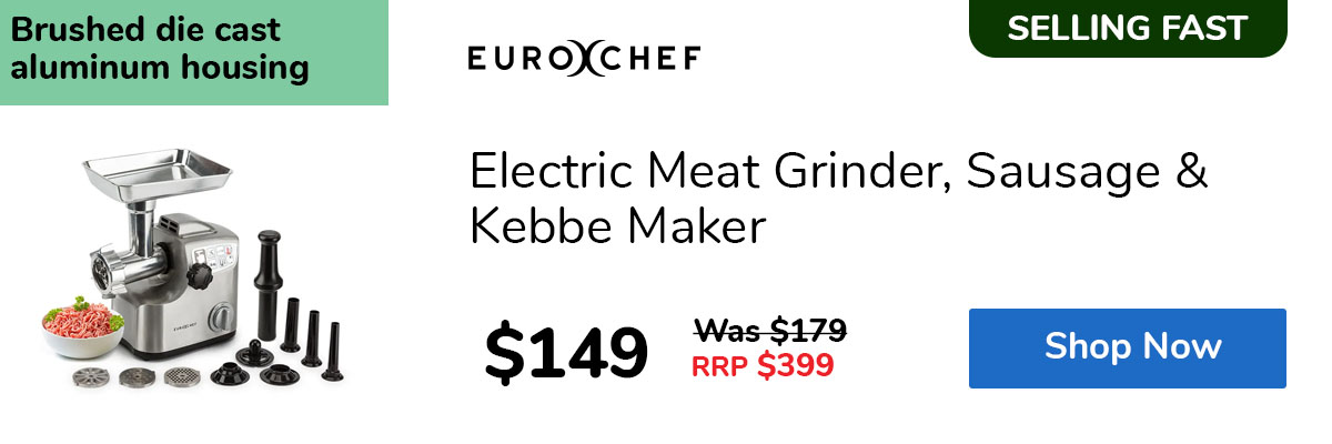 Electric Meat Grinder, Sausage & Kebbe Maker