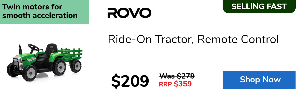 Ride-On Tractor, Remote Control