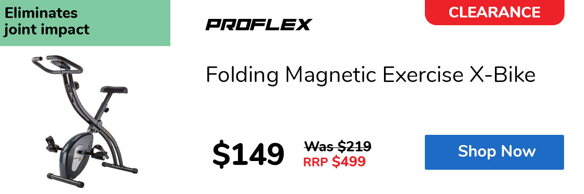 Folding Magnetic Exercise X-Bike