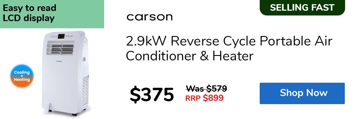 2.9kW Reverse Cycle Portable Air Conditioner & Heater