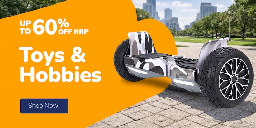 TOYS & HOBBIES UP TO 60% OFF RRP