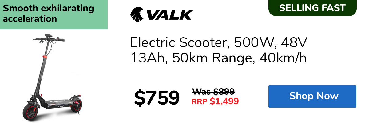 Electric Scooter, 500W, 48V 13Ah, 50km Range, 40km/h