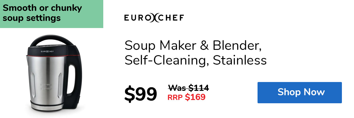 Soup Maker & Blender, Self-Cleaning, Stainless