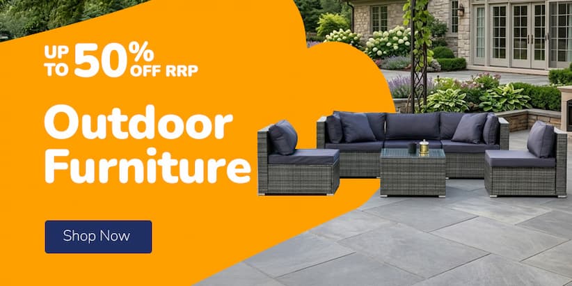 OUTDOOR FURNITURE UP TO 50% OFF RRP