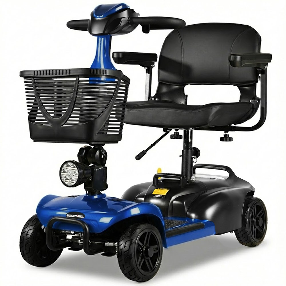 Image of EQUIPMED FreeLite+ Mid-Sized Electric Foldable Mobility Scooter