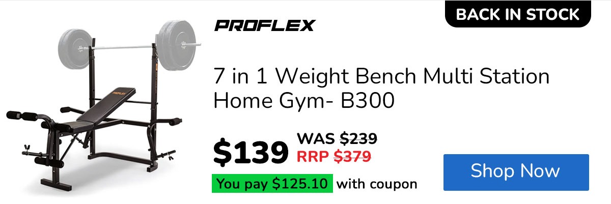 7-in-1 Weight Bench Home Gym