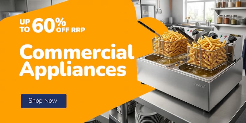 COMMERCIAL APPLIANCES UP TO 60% OFF RRP