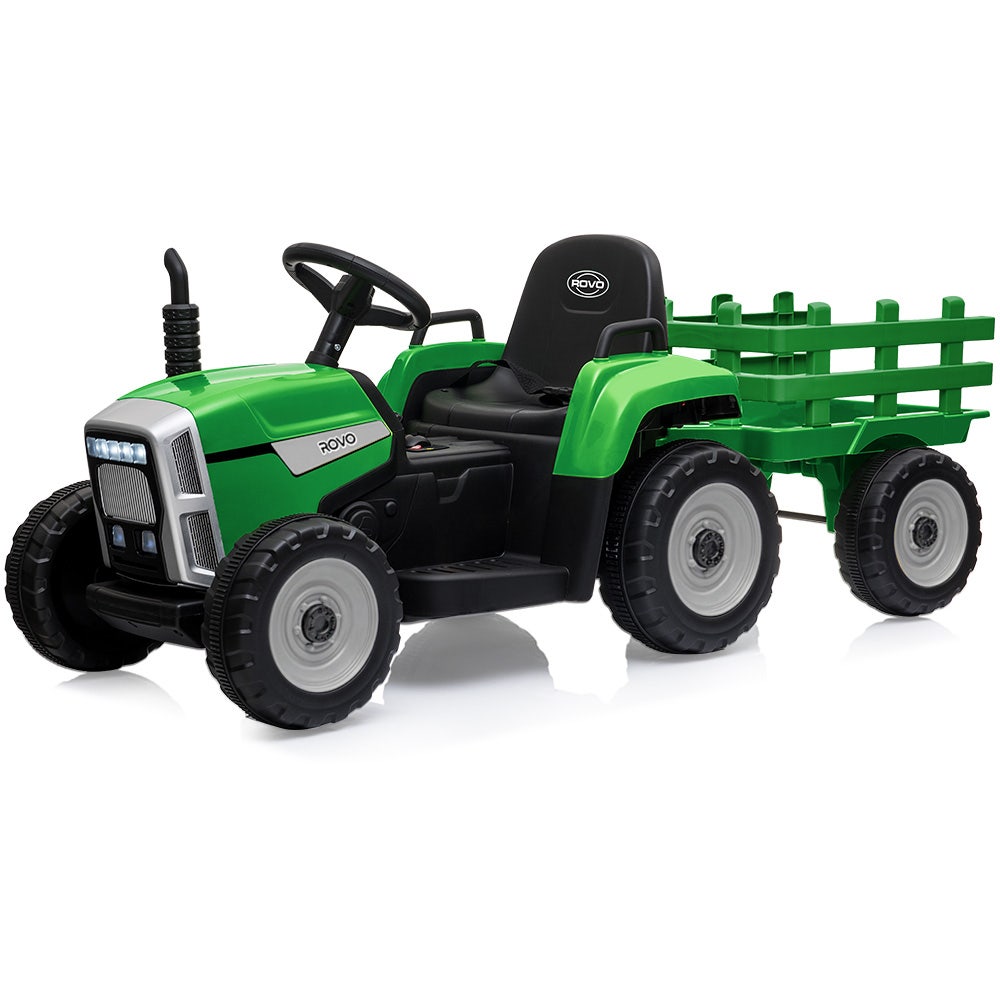Image of ROVO KIDS Electric Battery Operated Ride On Tractor Toy, Remote Control