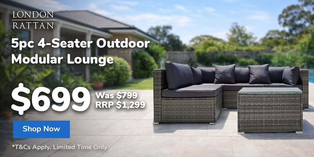5pc 4-Seater Outdoor Modular Lounge