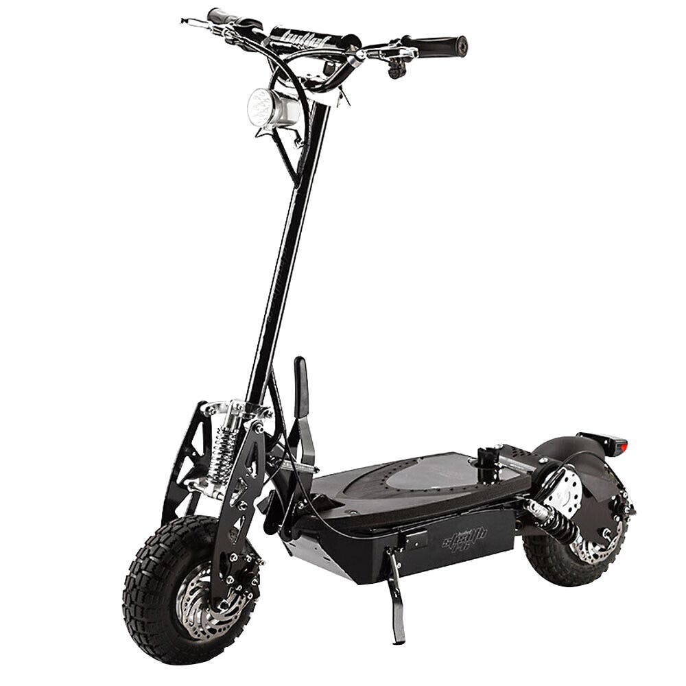 Image of BULLET Black 48V 1000W Turbo w/ LED Folding Electric Scooter For Adults- Stealth 1-6