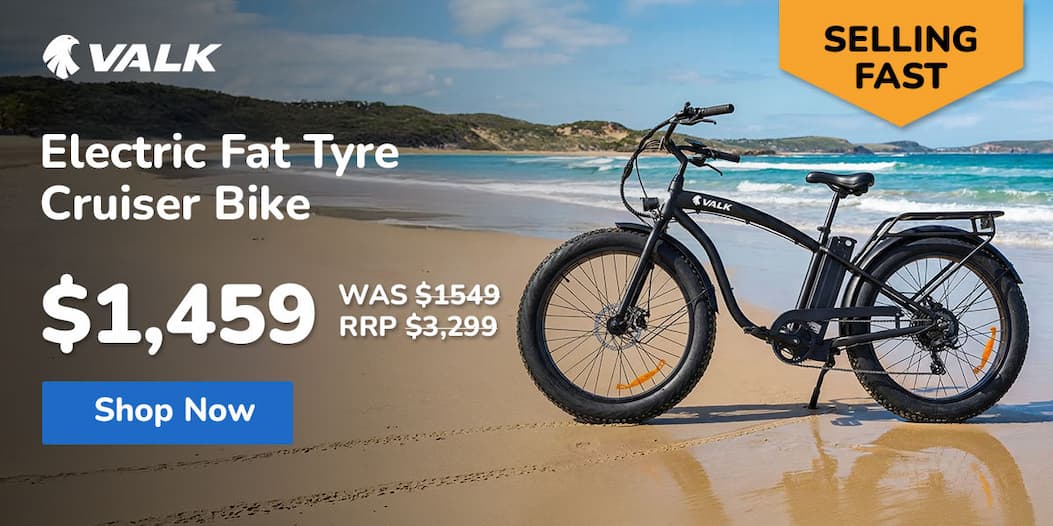 Electric Fat Tyre Cruiser Bike