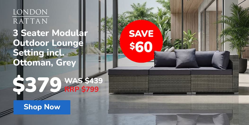 3-Seater Modular Outdoor Lounge