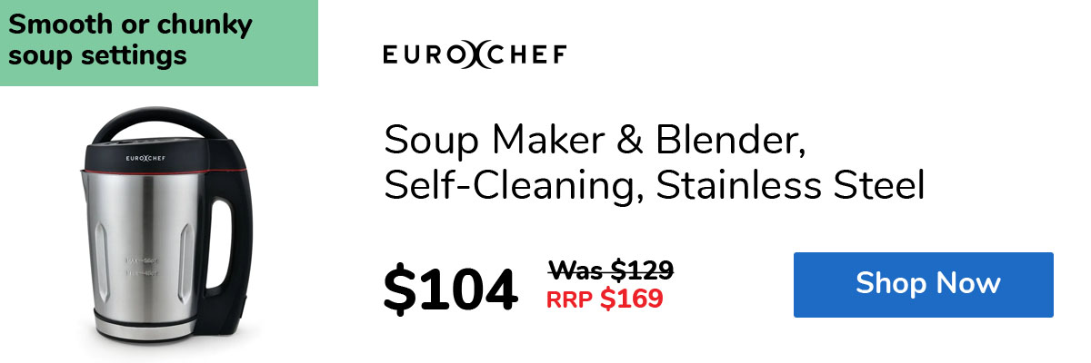 Soup Maker & Blender, Self-Cleaning, Stainless Steel