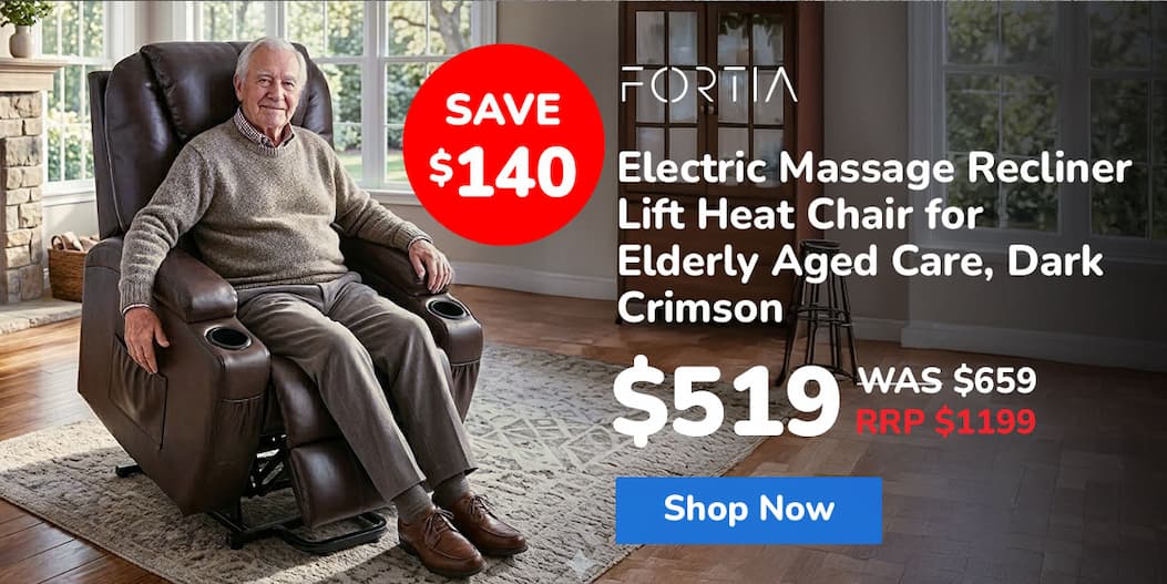 FORTIA Electric Massage Recliner Lift Heat Chair