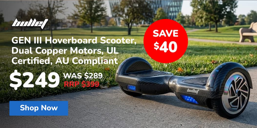 BULLET Gen III Hoverboard Scooter