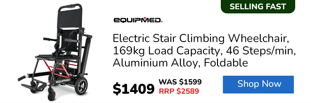 EQUIPMED Electric Stair Climbing Wheelchair