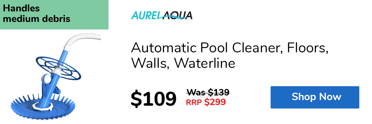 Automatic Pool Cleaner, Floors, Walls, Waterline