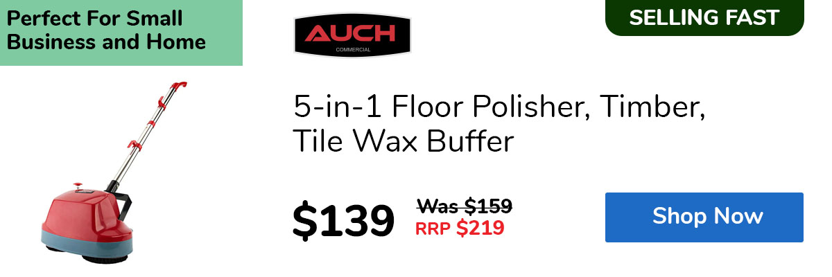 5-in-1 Floor Polisher, Timber, Tile Wax Buffer