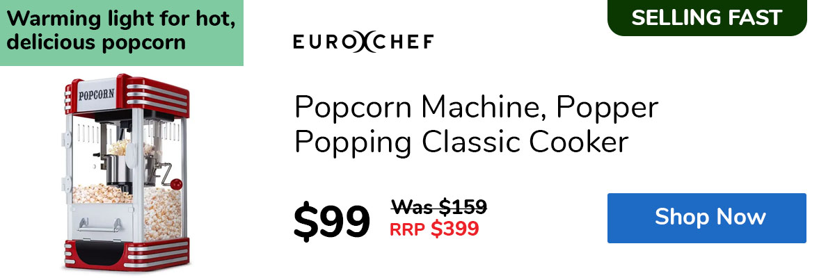 Popcorn Machine, Popper Popping Classic Cooker