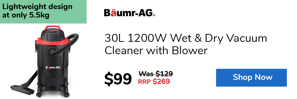 30L 1200W Wet & Dry Vacuum Cleaner with Blower