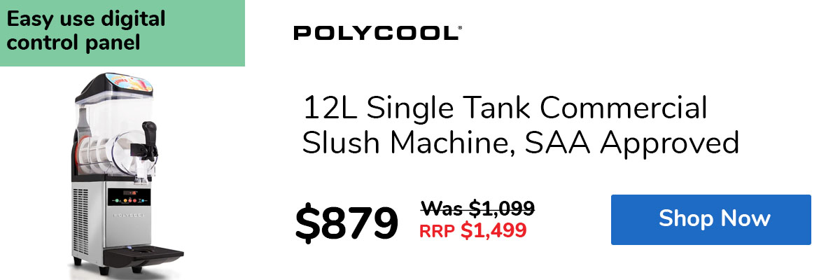 12L Single Tank Commercial Slush Machine, SAA Approved