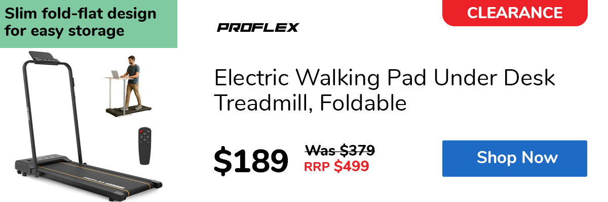 Electric Walking Pad Under Desk Treadmill, Foldable