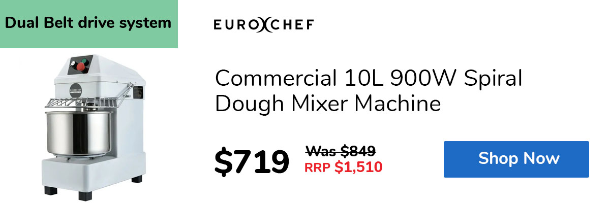 Commercial 10L 900W Spiral Dough Mixer Machine