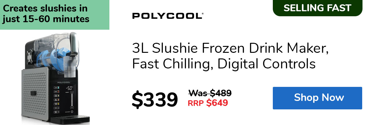 3L Slushie Frozen Drink Maker, Fast Chilling, Digital Controls