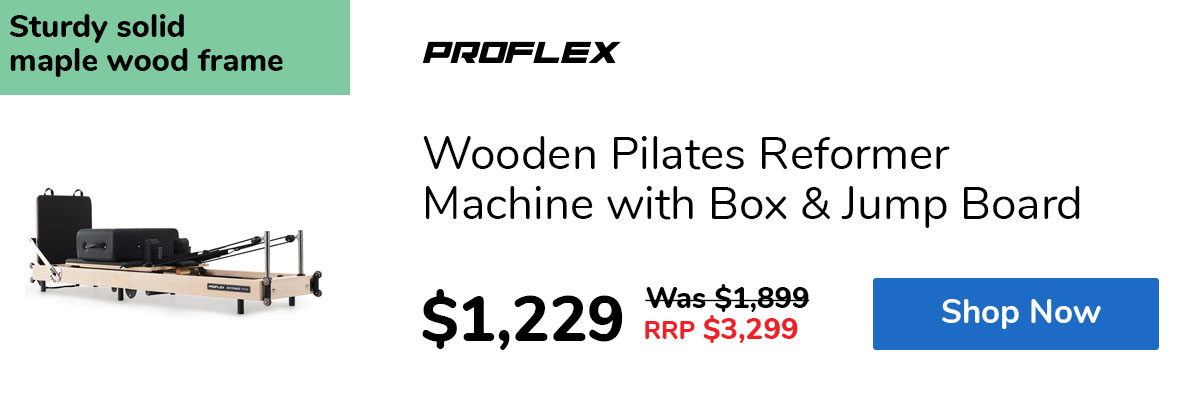 Wooden Pilates Reformer Machine with Box & Jump Board