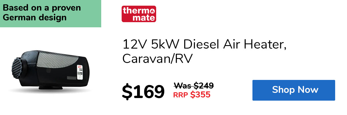 12V 5kW Diesel Air Heater, Caravan/RV