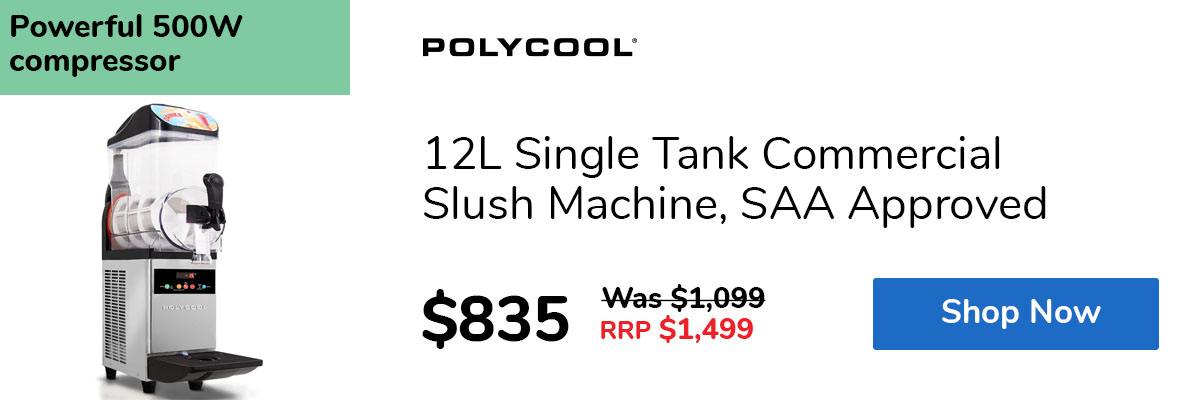 12L Single Tank Commercial Slush Machine, SAA Approved
