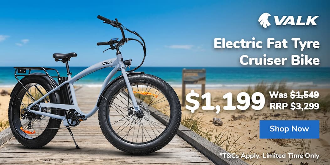 Electric Fat Tyre Cruiser Bike