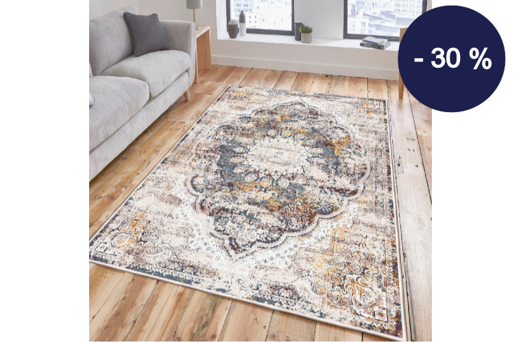 Koberec (160 x 230) WOOSONIL083 zašlý barevný Perský vzor - 1 429 Kč