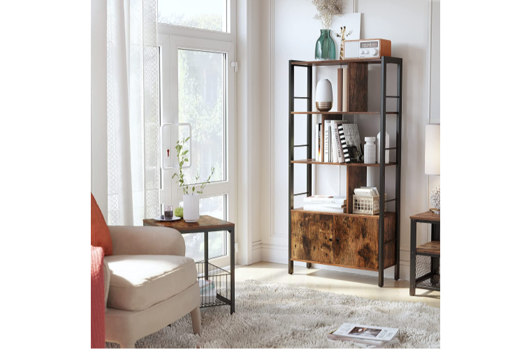 Multifunkční regál se skříňkou industriální 74 x 155cm - 2 399 Kč