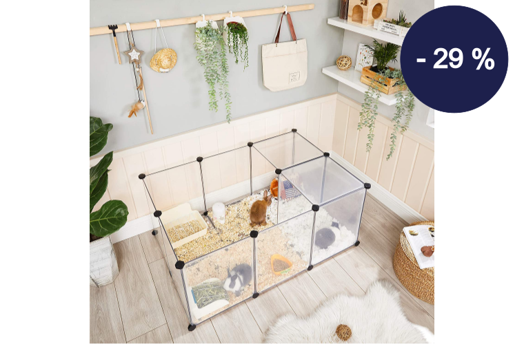 Ohrádka pro drobná zvířata variabilní 143 × 73 × 46 cm - 729 Kč