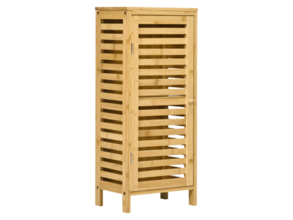 Koupelnová skříňka s žaluziovými dvířky 30 x 20 x 70 cm - 1 729 Kč