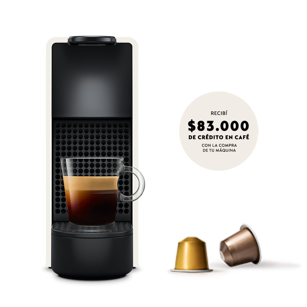 Cafetera  Nespresso Essenza Mini White C30-Ar-Wh-Ne