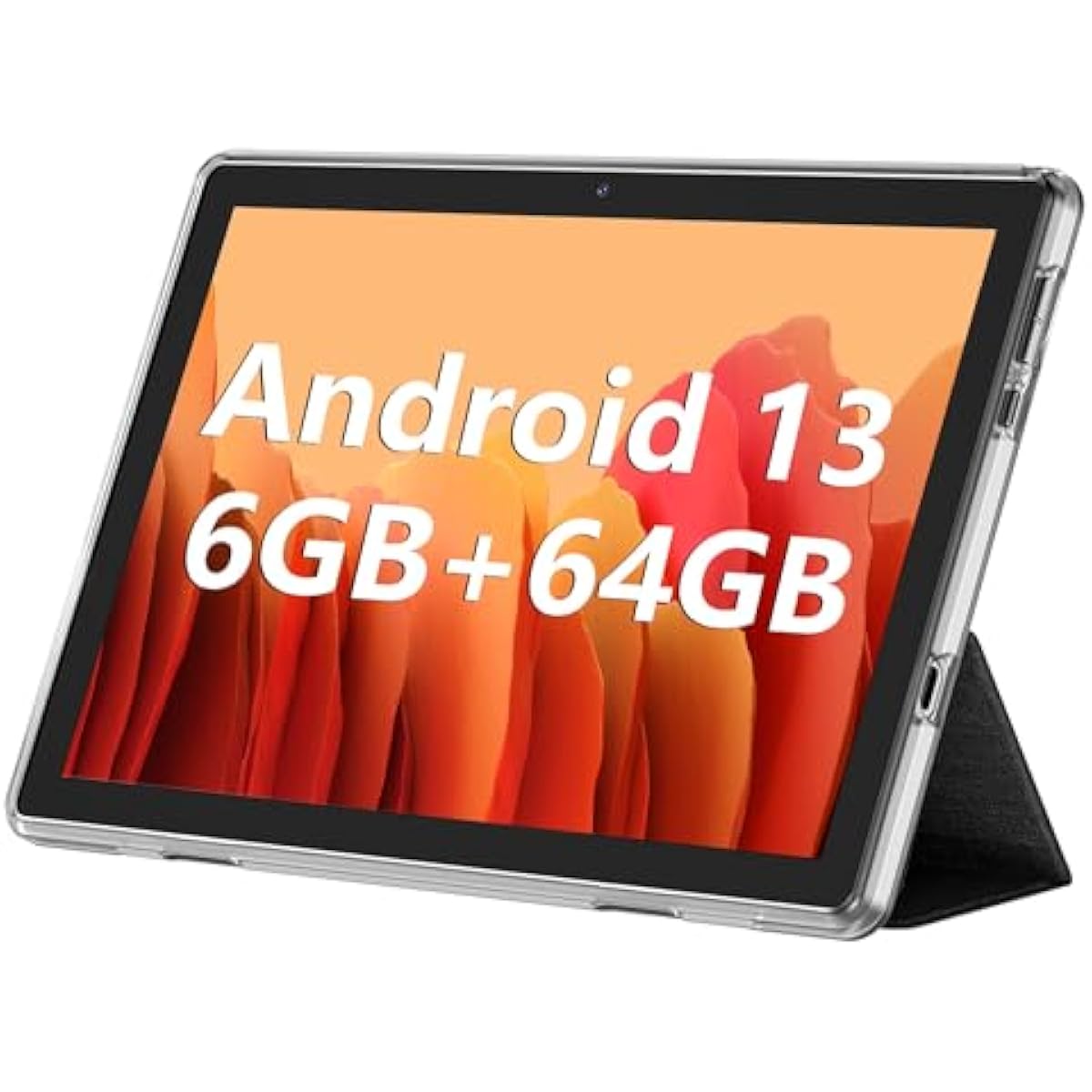 Android Tablet, 10.1 inch Android 13 Tablets 6GB RAM 64GB ROM 1TB Expand, 1280x800 IPS HD