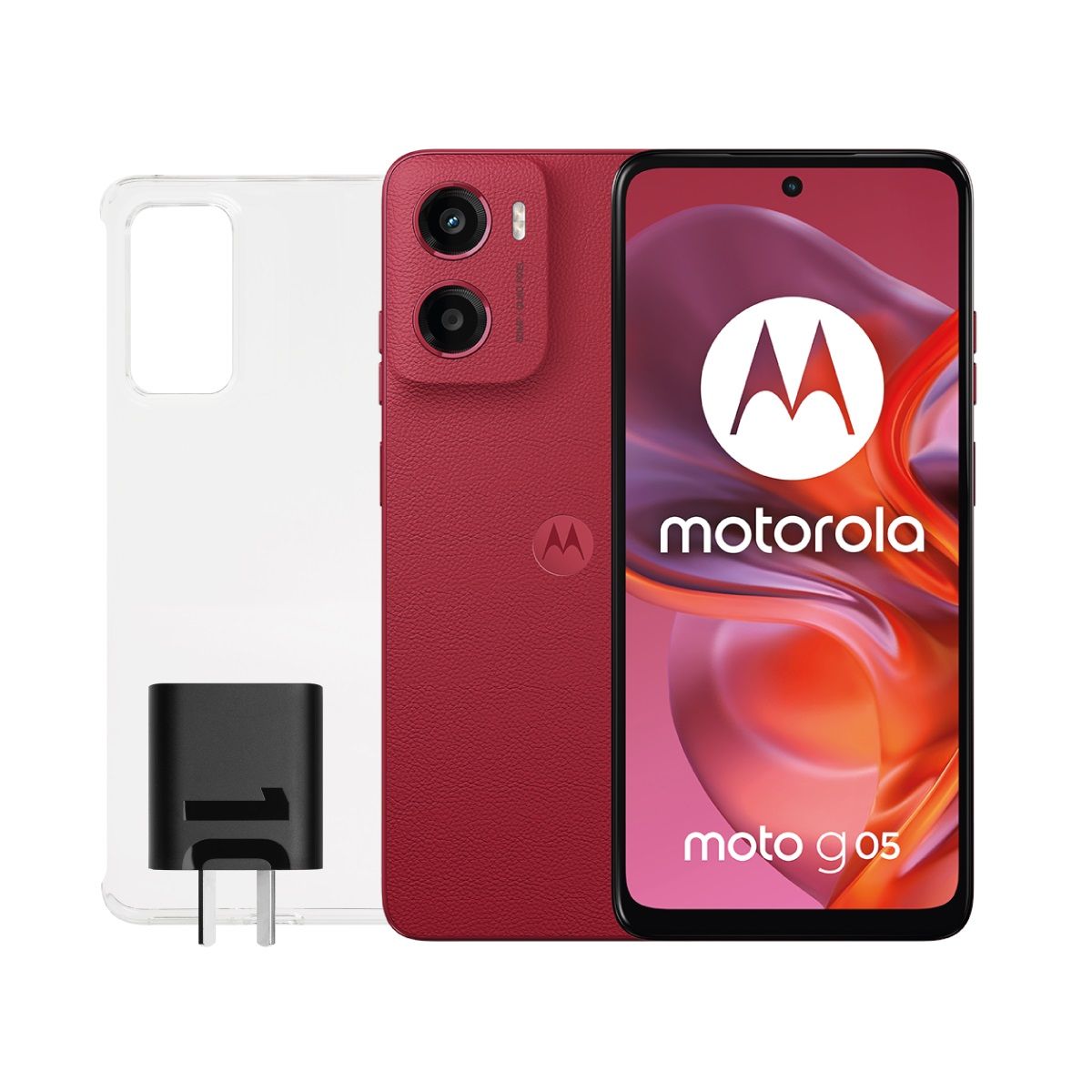 Celular Motorola Moto G05 Rojo 4/64 Gb 6.67