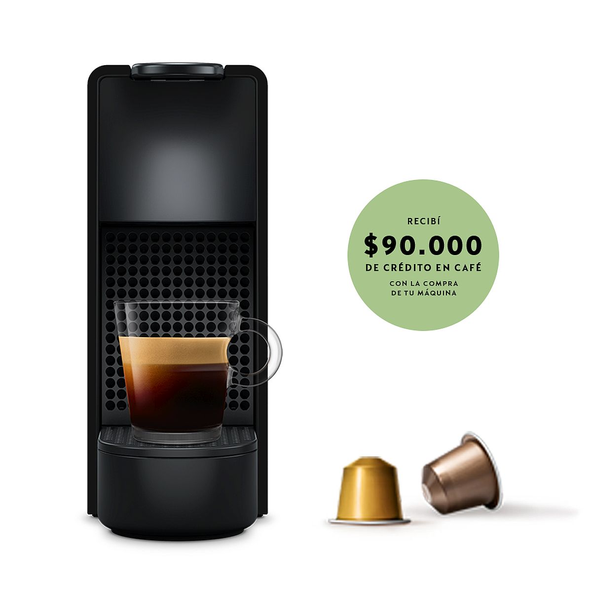 Cafetera Nespresso Cafetera Essenza Mini Black C30-Ar-Bk-Ne
