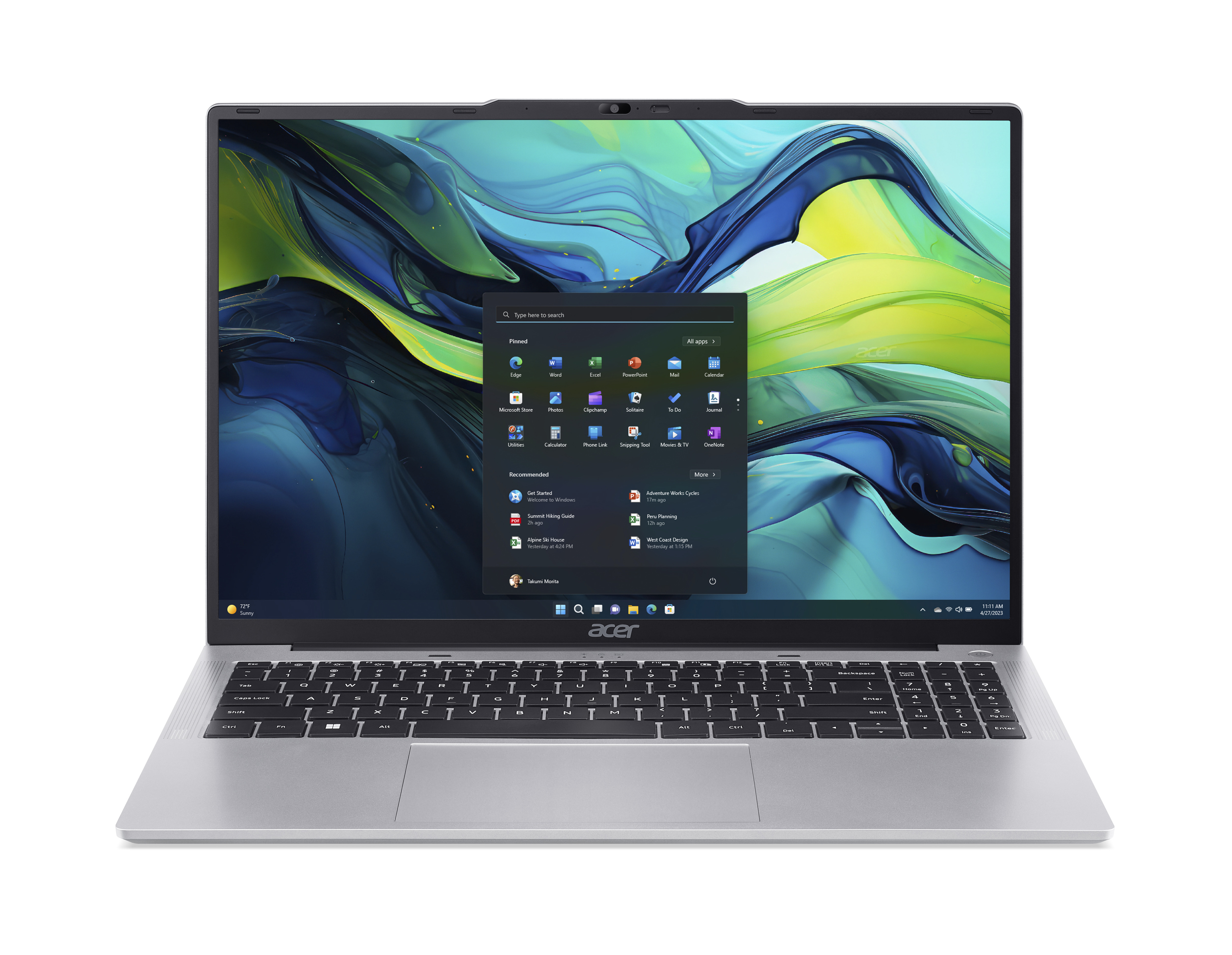 Notebook Acer AG15-31P-36CS Ci3 N305 15.6” 8GB 512SSD W11