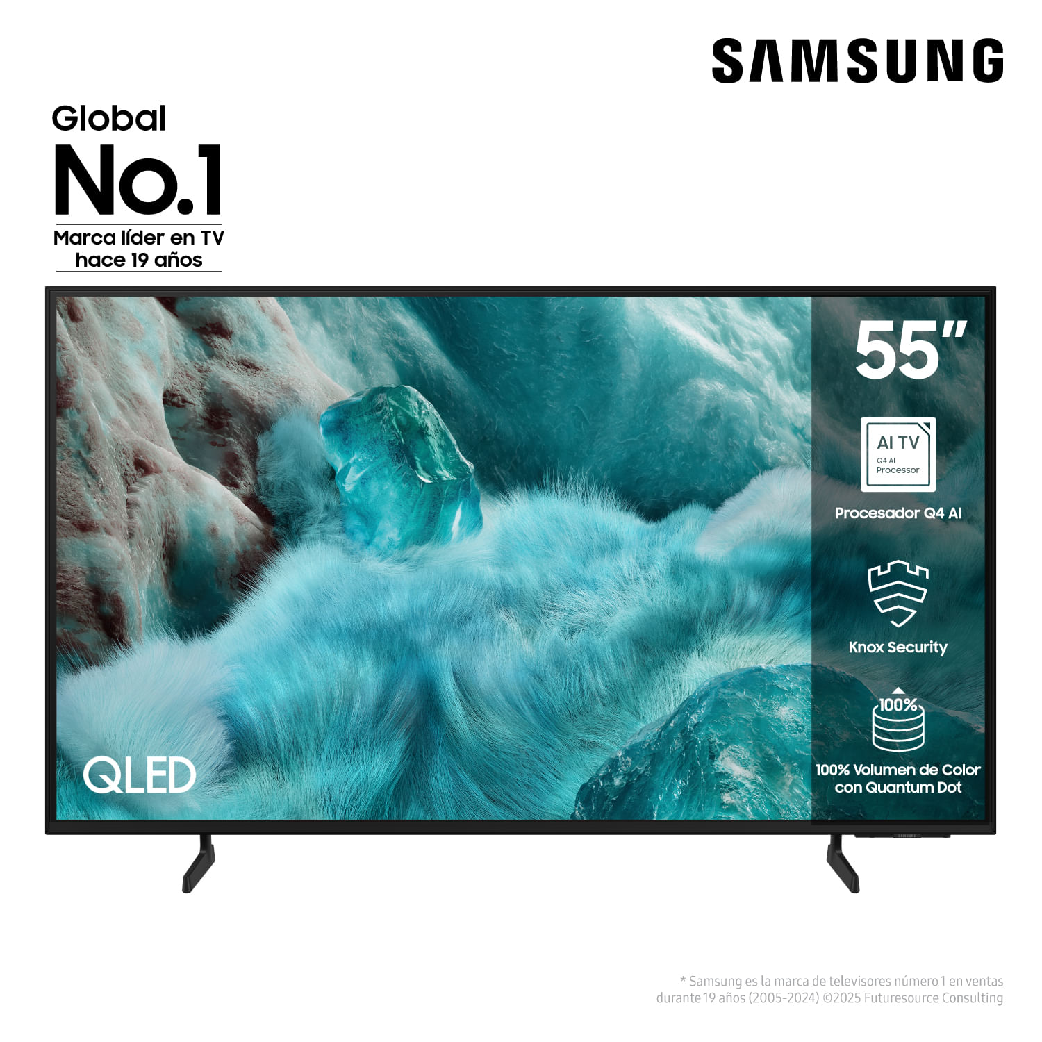Smart Tv Samsung 55 Qn55q7f 4k Qled Bt Tizen Hdr