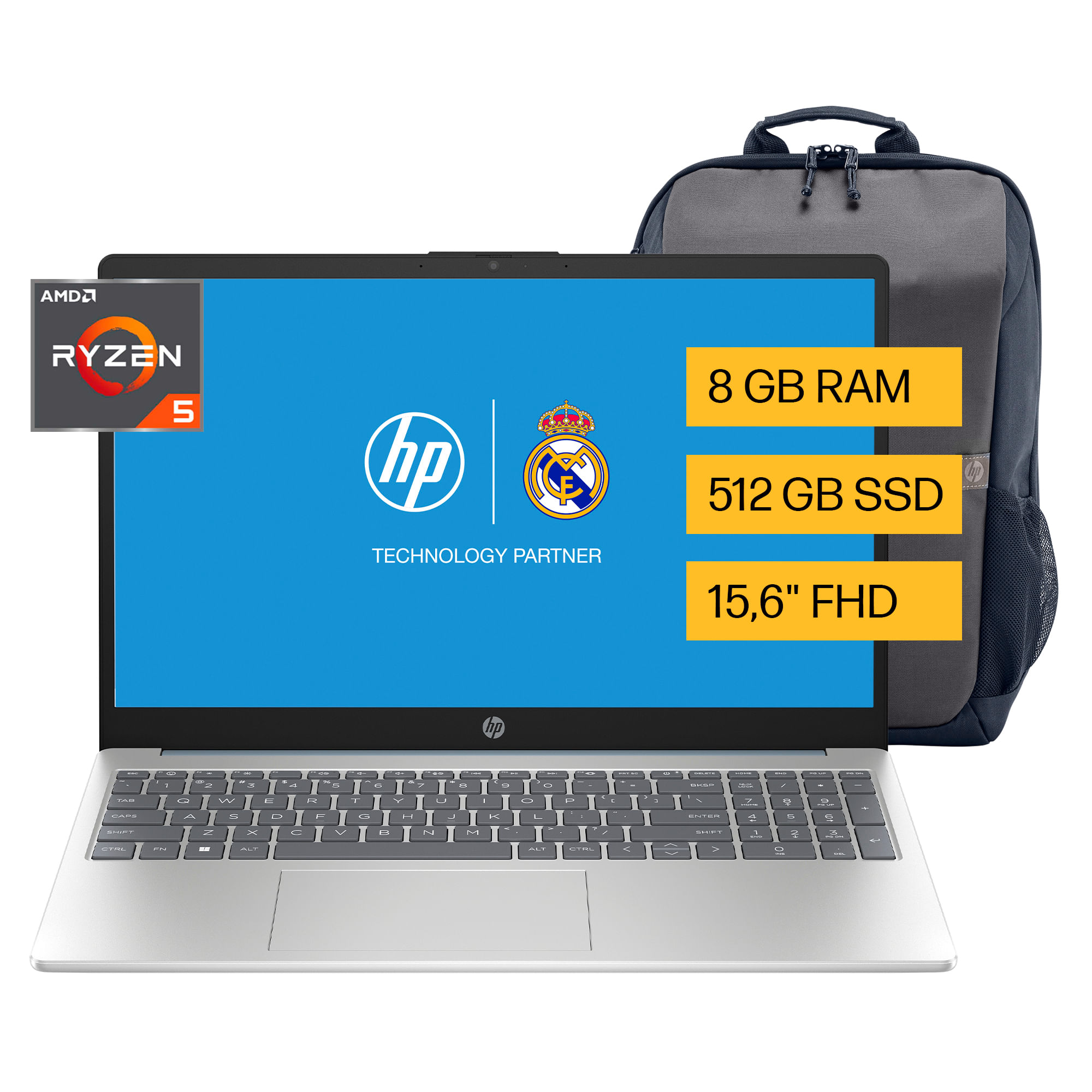 Notebook Hp 15-Fc0251la R5-7520u Amd15