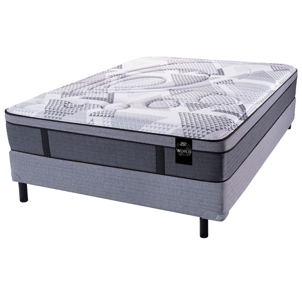 Sommier y Colchón de Resortes King Koil 120 Gold Luxury Pocket