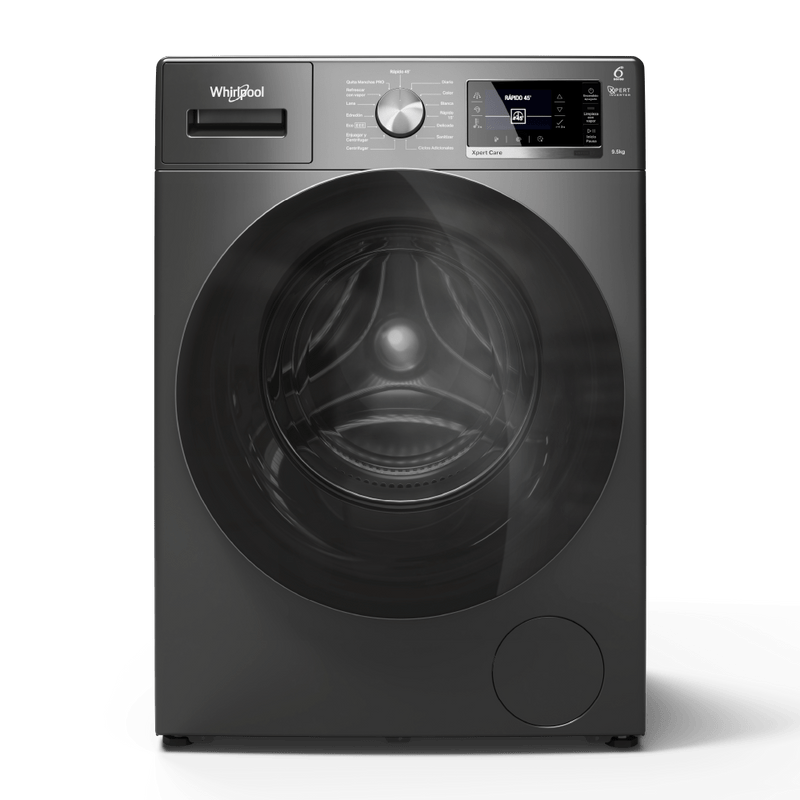 Lavasecarropas Whirlpool  Inverter9.5/6Kg. WNC95AS 1400Rpm. Silver