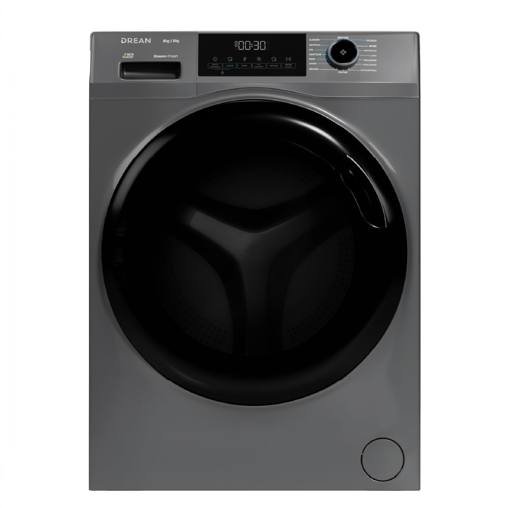 Lavasecarropas Drean 8/5kg Lscdr08005sg0 1400rpm Gris